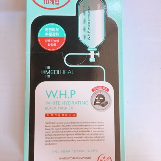 Mặt Nạ Dưỡng Sáng Da Than Hoạt Tính Mediheal W.H.P White Hydrating Black Mask EX – 25ml