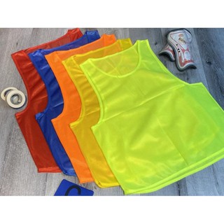 Combo 10 áo Bib, áo tập bóng đá, đá bóng, thể thao, chia đội, free size nhiều màu sắc.