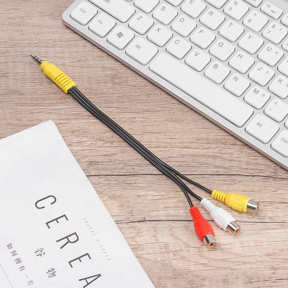 Dây Cáp Âm Thanh Chuyển Đổi Từ Đầu Cắm 3.5mm Sang 3 RCA Chuyên Dụng