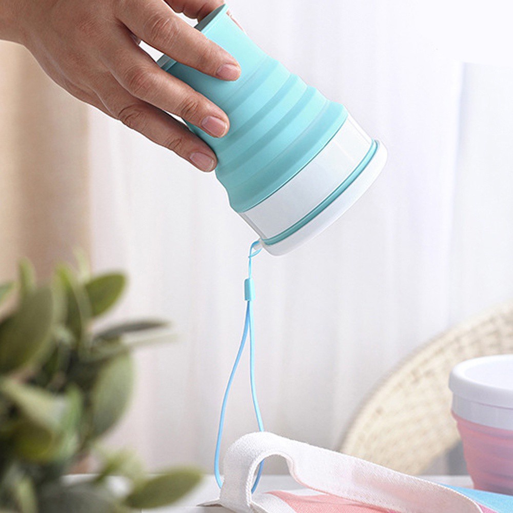 Cống uống cafe 100 200 350ml bằng silicone gấp gọn được tiện lợi cho du lịch