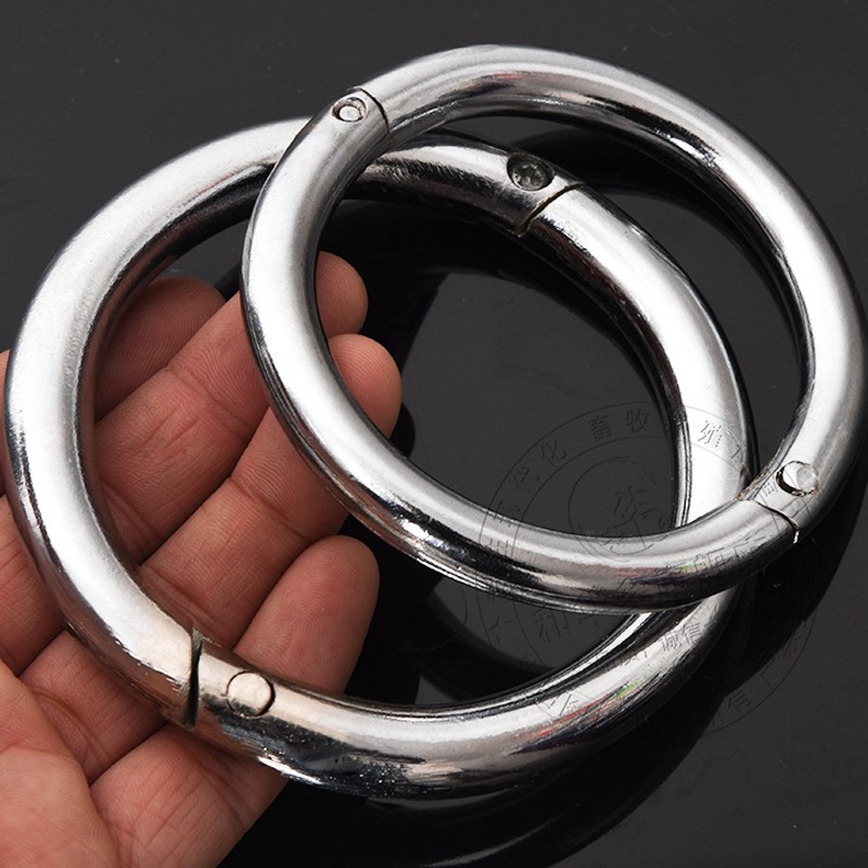 Vòng xỏ mũi bò inox 304 khuyên mũi bò hỗ trợ ắt mũi bò, mặt trơn nhẵn 2 kích cỡ