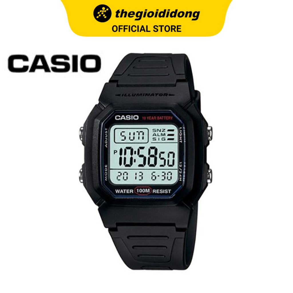 Đồng hồ Nam Casio W-800H-1AVDF