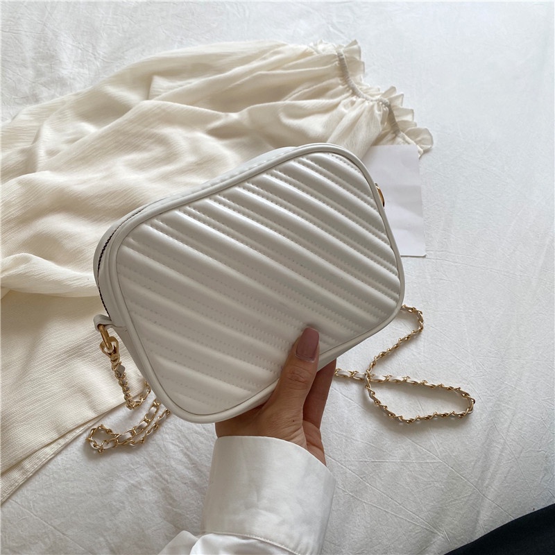 Ringer Túi Đeo Chéo Da Pu Thêu Họa Tiết Đơn Giản Cổ Điển Thời Trang Cho Nữ 2021