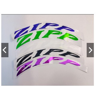 miếng dán xe, dán vành xe đạp chữ ZIPP