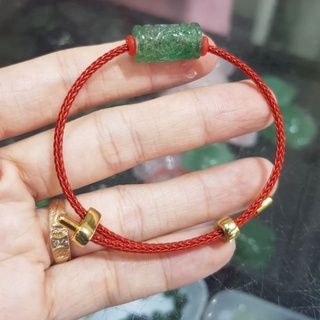 Vòng Tay Lu Thống T.Anh DÂU TÂY XANH CHẠM KHẮC