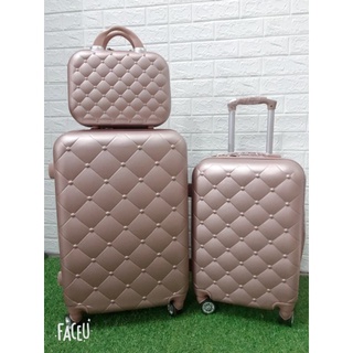 Vali nhựa rubi ngọc chai đẹp (size to 24inch)  đựng 20 25 kg ko kèm cốp