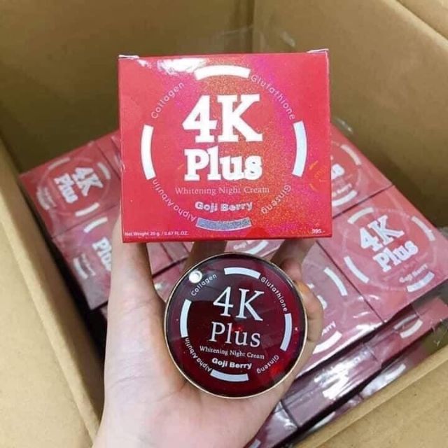 Kem 4k plus đỏ thái siêu dưỡng da