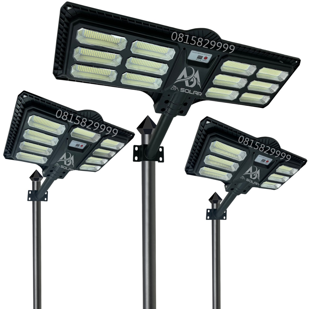 [720W] Đèn Năng Lượng Mặt Trời Tích Điện Tấm Pin Liền 720w Chống Nước IP67,Cảm Biến Chuyển Động ,LED Siêu Sáng - ABM