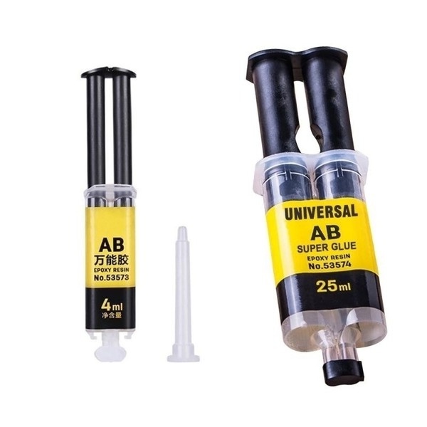 Keo Dán Nhựa Epoxy Resin 4Ml / 25ML Thông Dụng Để Sửa Chữa Kim Loại/ Gốm/Kính/Da/Da