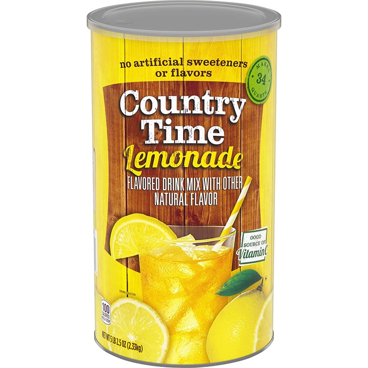 Bột pha nước chanh Country Time Lemonade Drink Mix, 2.33kg