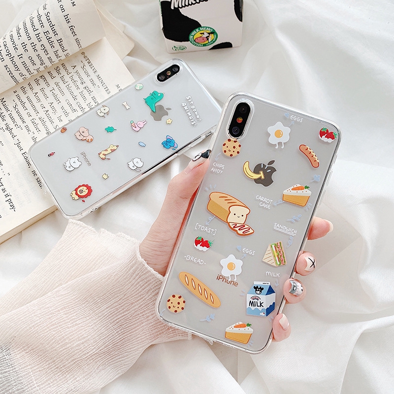 Ốp lưng iphone Ốp điện thoại mềm in hoạt hình cho iPhone 11pro / 7p / X6S / XR / 8plus / XS Max 12 Pro/13/13PRO/13PROMAX/13MINI Dinuo case