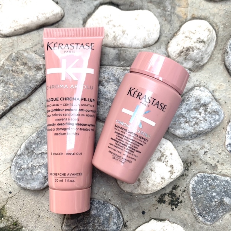 SET CHĂM SÓC VÀ DƯỠNG MÀU TÓC NHUỘM 3 MÓN KERASTASE