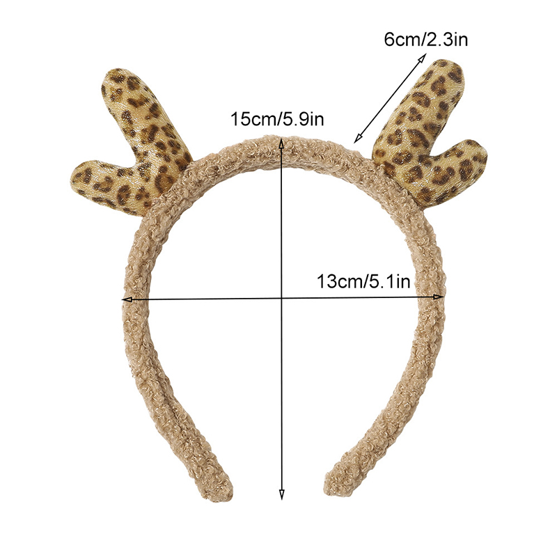 Băng Đô Cài Tóc Hình Sừng Tuần Lộc Giáng Sinh