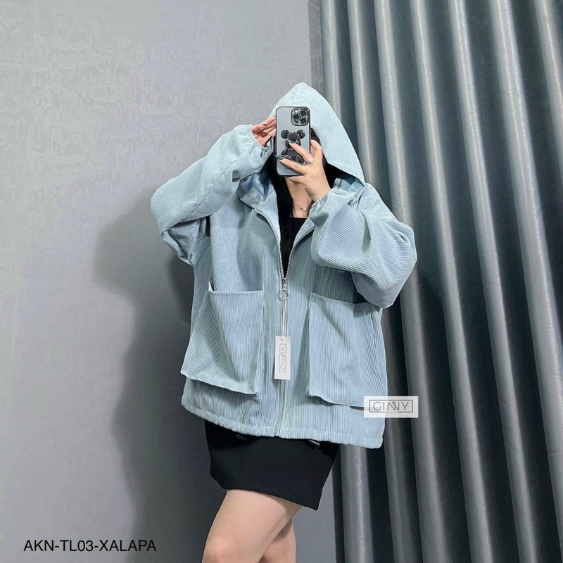 Áo khoác nhung tầm bigsize