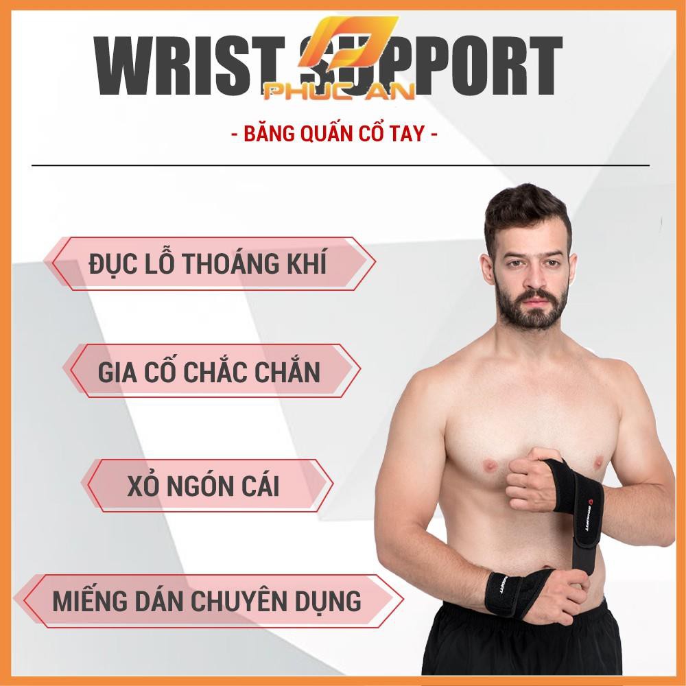 Băng quấn cổ tay xỏ ngón GoodFit GF302W ( 1 đôi )