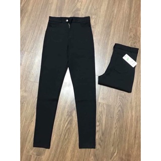 quần legging khoá 4 túi thật chất cotton