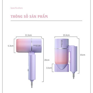 Máy sấy tóc haeger 2.0 gập gọn công xuất 1000w - ảnh sản phẩm 6