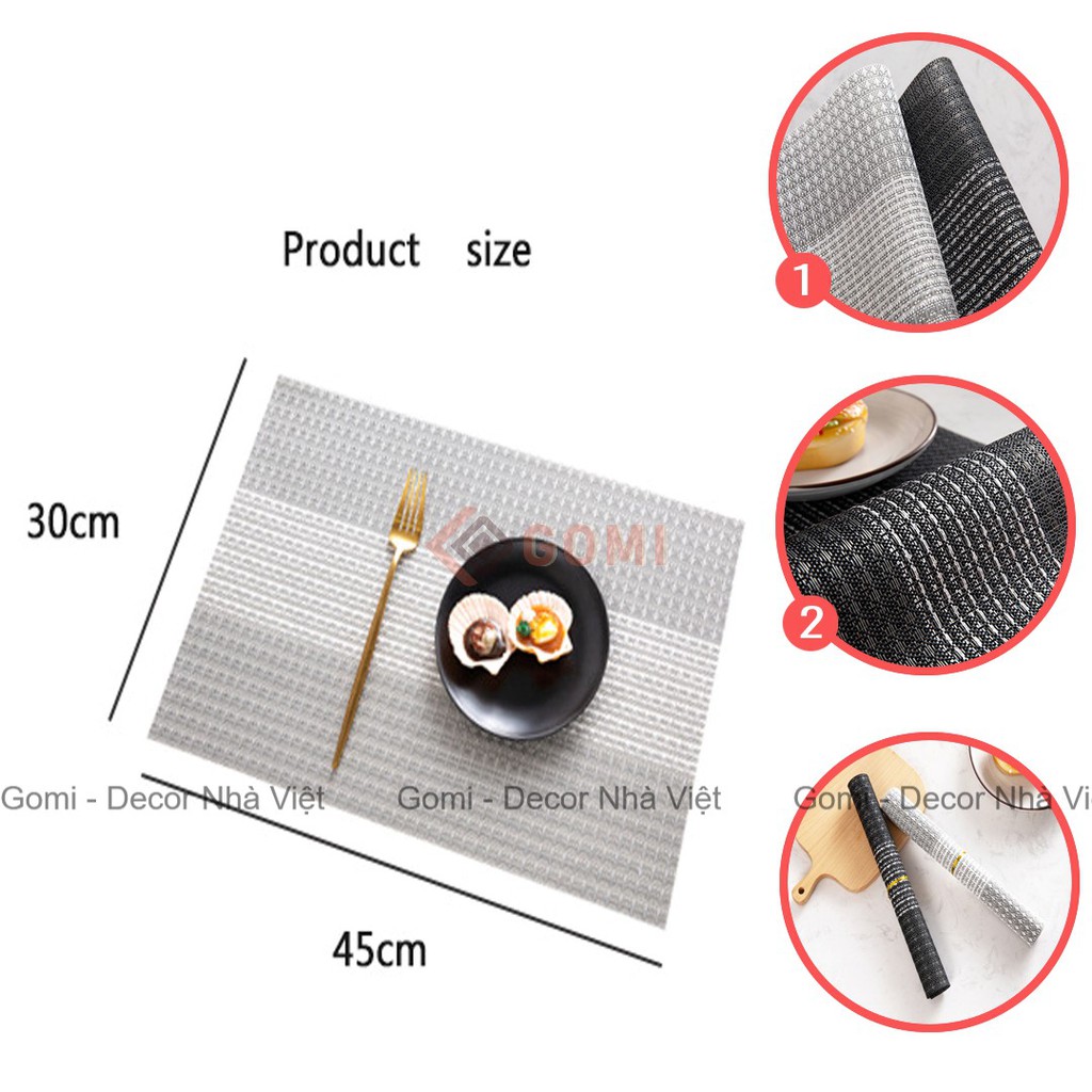 Tấm Lót Bàn Ăn Cao Cấp Trang Trí Bàn Ăn, Nhà Hàng, Màu Sang Trọng Không Thấm Nước | BigBuy360 - bigbuy360.vn