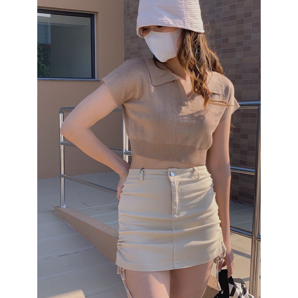 Chân váy rút dây 2 bên SK111 LOLLIE STUDIO