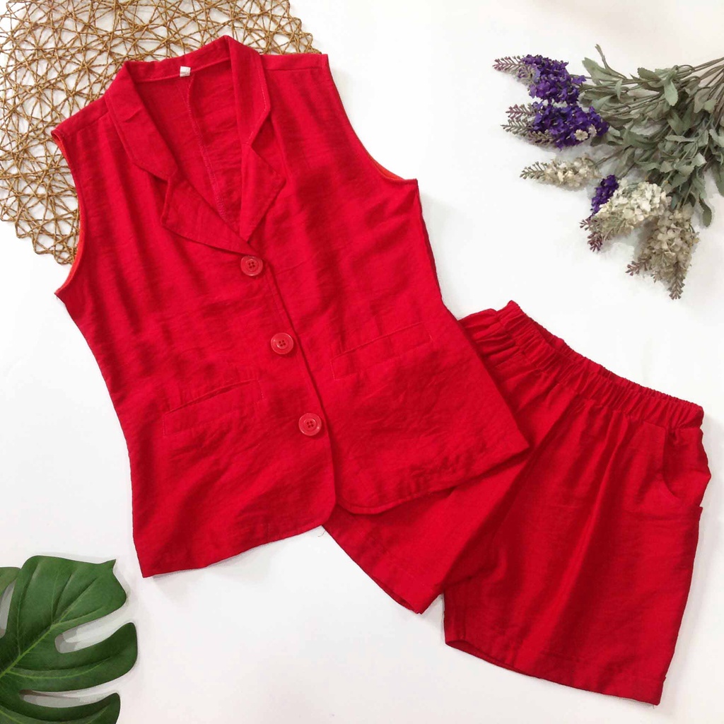 Set đũi vest bé gái