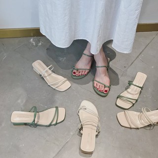 Sandal nữ , giày sandal mary jane đế vuông 3 phân, quai mảng