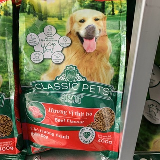 Thức ăn chó Classic Pets vị thịt bò - 400g