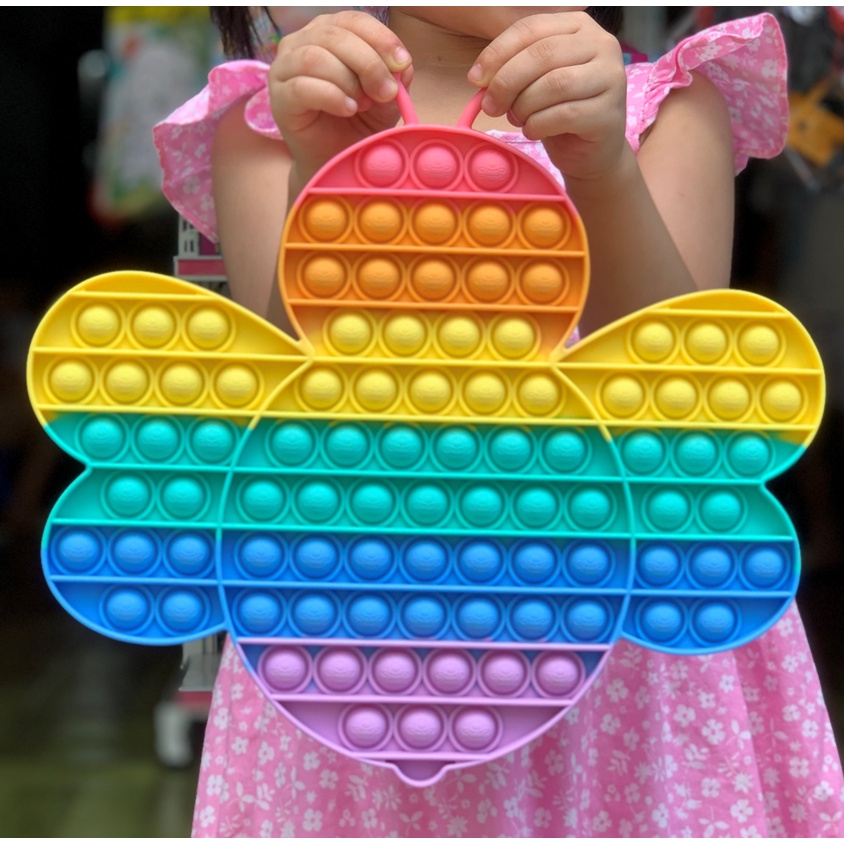 Pop it khổng lồ, đồ chơi bóp bong bóng giảm stress