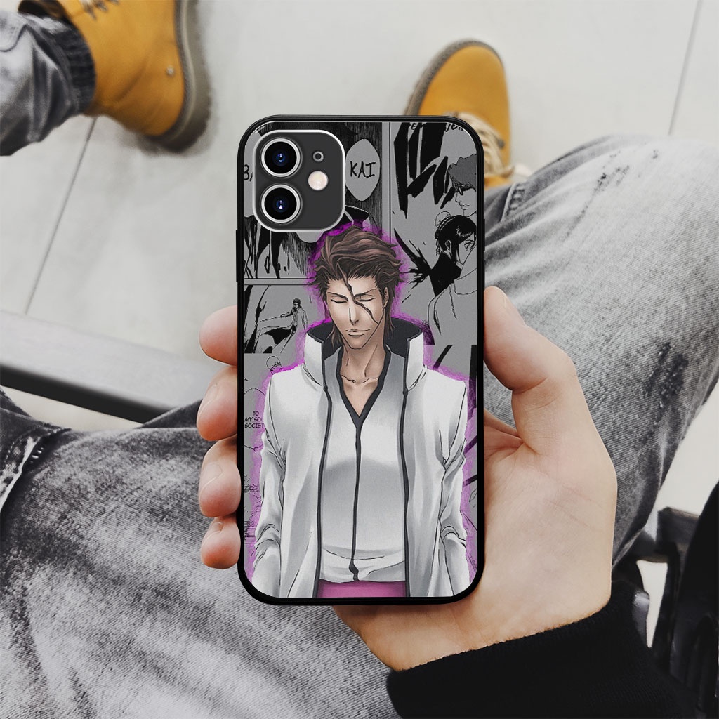 Ốp lưng aizen sosuke collage cho iphone đủ dòng từ 6 - 13 BLC20220513