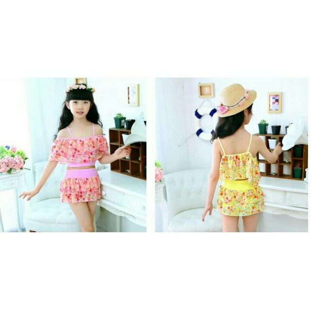 (Có sẵn) Bikini đồ bơi đi biển Áo tắm trẻ em hai mảnh | BigBuy360 - bigbuy360.vn