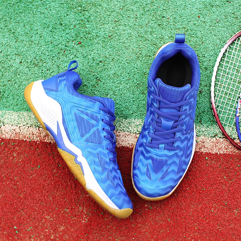Giày Thể Thao Chơi Tennis / Cầu Lông Siêu Nhẹ Thoáng Khí Có Size Lớn 36-46 Dành Cho Nam Và Nữ