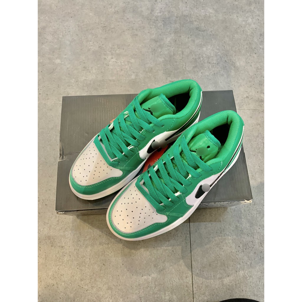 ( full hộp) Giầy JD 1 low xanh lá uzulang