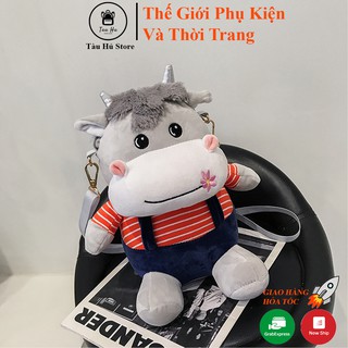 Túi đeo chéo hình con trâu siêu dễ thương