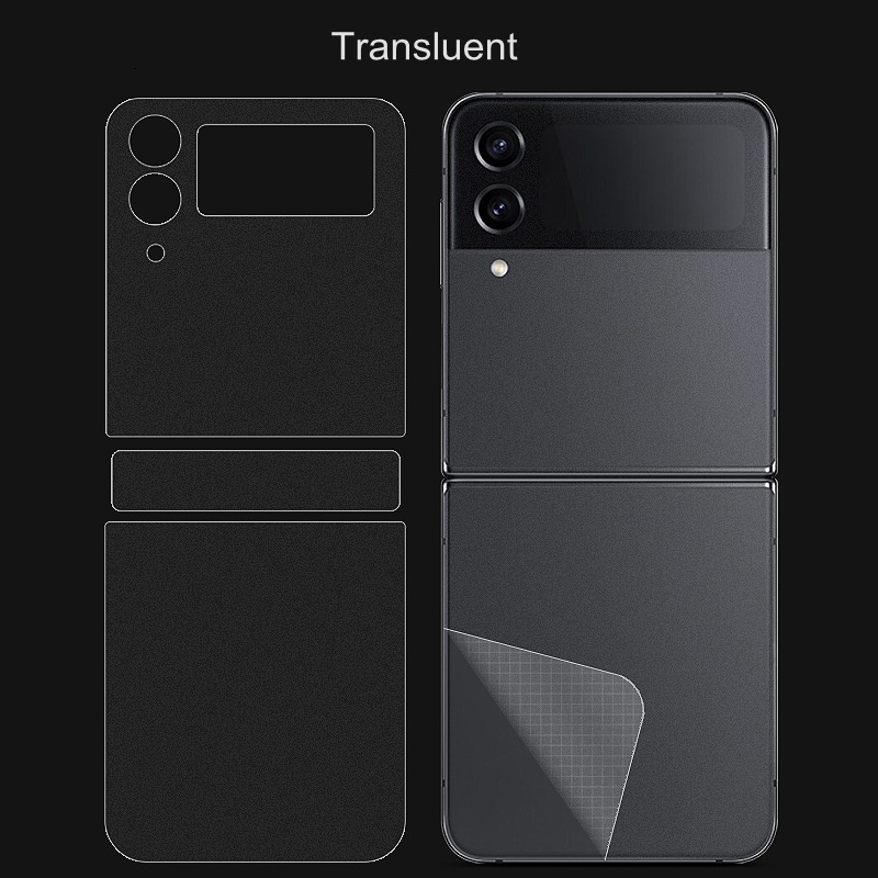 Phim Dán Bảo Vệ Chống Trầy Xước Nhiều Màu Sắc Cho Samsung Galaxy Z Flip 4 5G Back + Bản Lề Z Flip4