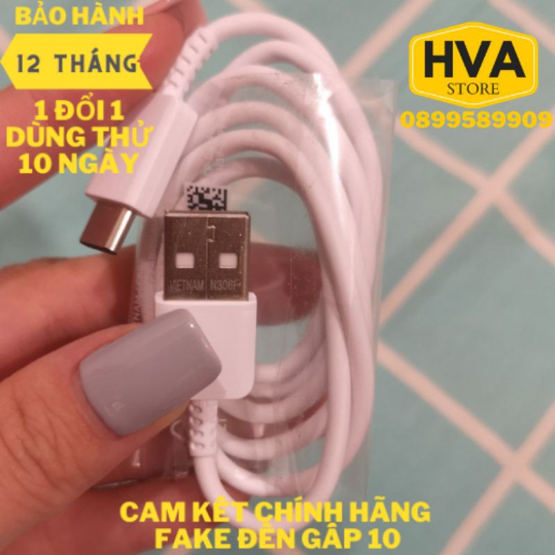 Cáp Samsung Micro USB - USB Type C - C to C (2 đầu) sạc nhanh dùng cho các đời Android, IPad hàng chính hãng BH 12 tháng