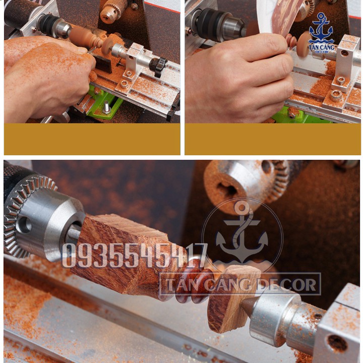 Máy Tiện Hạt Chuỗi 2 Môtơ WenWan