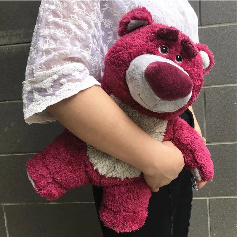 thú nhồi bông 35cm New Lotso Bears Plush Doll Disney New Toy Story 4 Soft Stuffed Strawberry Bear Gift dolls