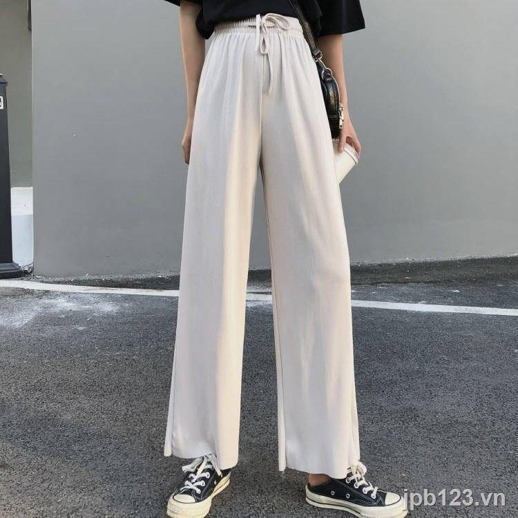 ☇Một mảnh / bộ quần áo lưới người nổi tiếng quần áo hai mảnh mùa hè Hàn Quốc giản dị quần ống rộng cắt xén thời trang sinh viên áo phông ngắn tay nữ