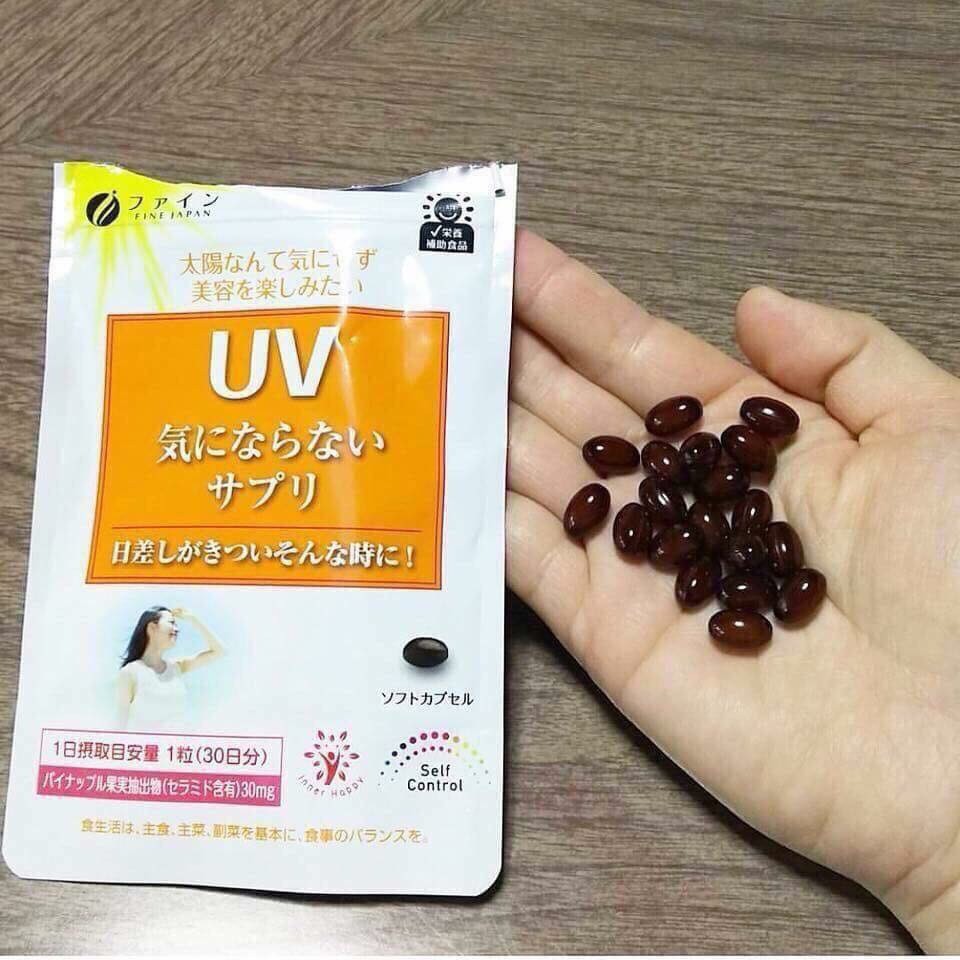 Viên Uống Chống Nắng UV Fine Nhật Bản | Shopee Việt Nam