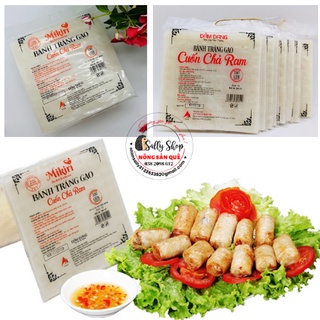 Sỉ Bánh Tráng Gạo Cuốn Chả Ram (Chả Giò) Mikiri -  1 Xâu 12 Túi x 24 Lá - Nông Sản Quê SallyFood