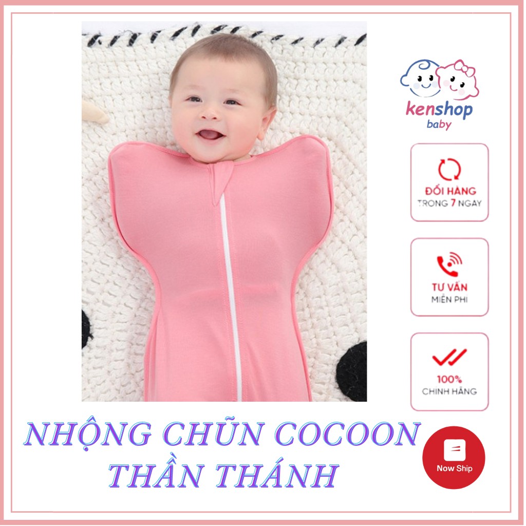 [Mã 77FMCGSALE giảm 8% đơn 500K] NHỘNG CHŨN COCOON THẦN THÁNH [GIÚP BÉ NGỦ NGON, SÂU GIẤC]