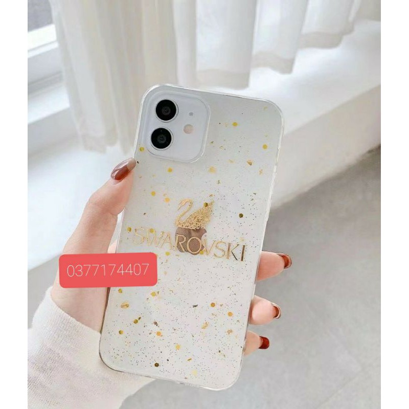 Ốp lưng trong kim tuyến iPhone 12 Pro Max, 12 Pro, 12, 7 Plus, 8 Plus, X, Xs Max, 11 Pro Max chữ LV, GC, Dior,  Chanel