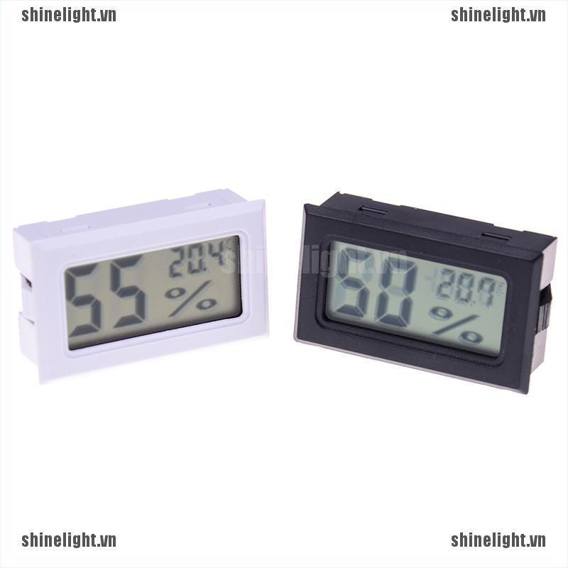 Máy đo độ ẩm nhiệt độ mini tích hợp màn hình LCD kỹ thuật số