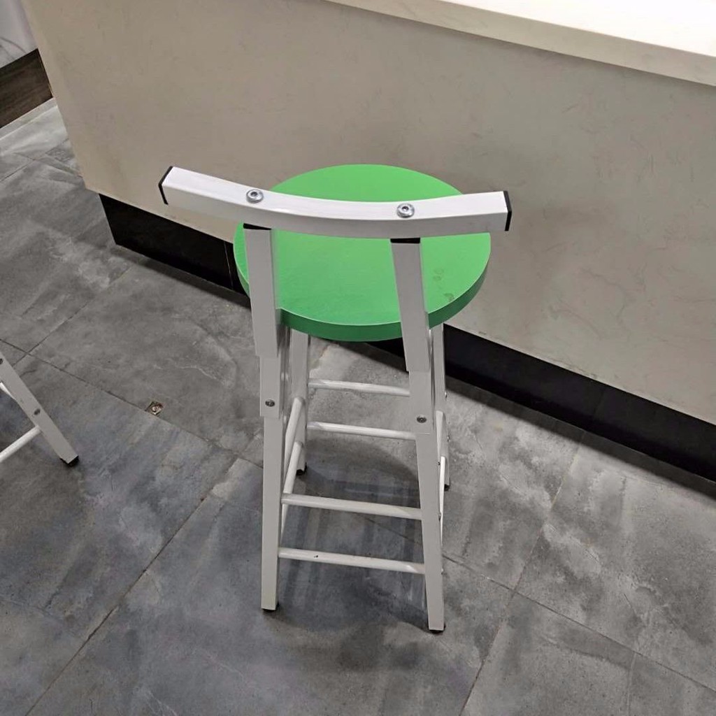 Ghế Cao Bằng Sắt Tựa Lưng Thiết Kế Đơn Giản Hiện Đại | BigBuy360 - bigbuy360.vn