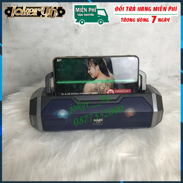 Loa Bluetooth NAIDI L13 Âm Thanh Cực Chuẩn, Có Ăng-ten, Kiêm Đèn Pin Siêu Sáng - Bảo Hành 12 Tháng