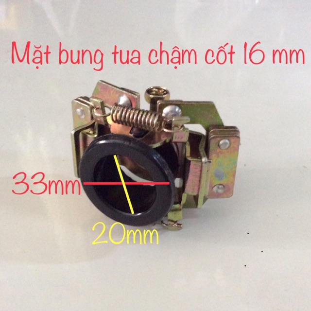 MẶT BUNG TUA CHẬM VÀ MẶT BUNG TUA NHANH CỐT 16mm