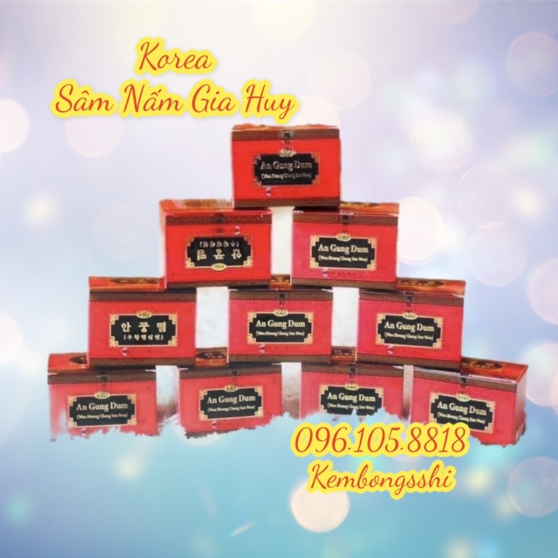 [HÀNG MỚI VỀ] An Cung Ngưu Hoàng Iksu Hàn Quốc Hộp 10v