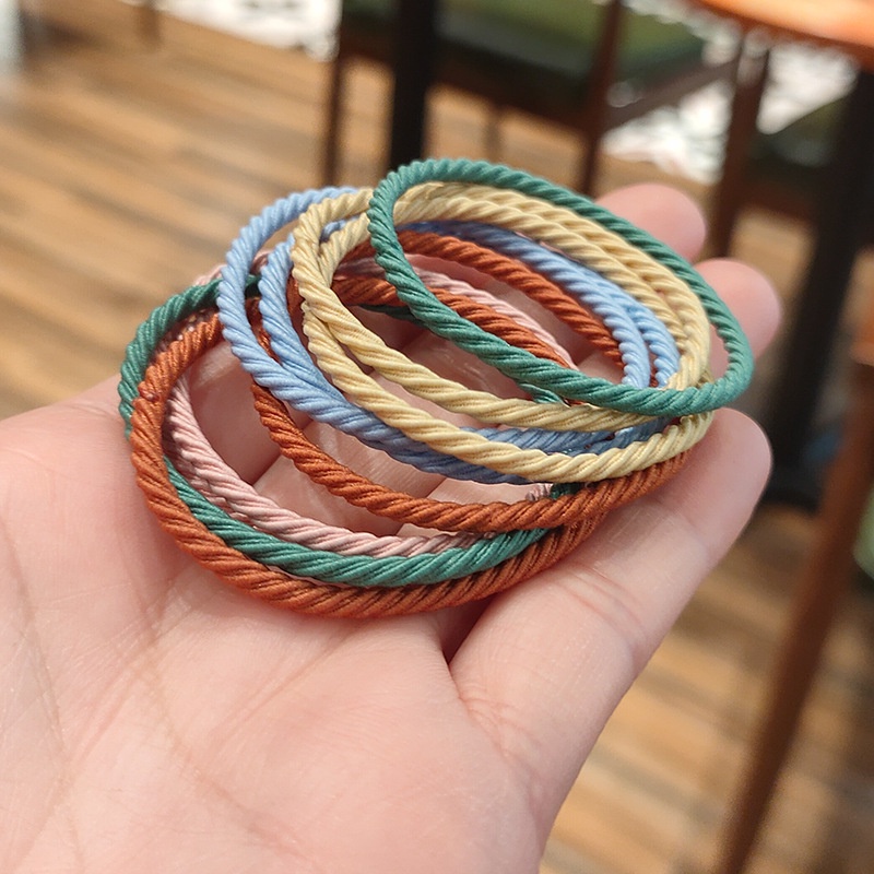 Dây cột tóc trơn cho bé nhiều màu sắc dễ thương