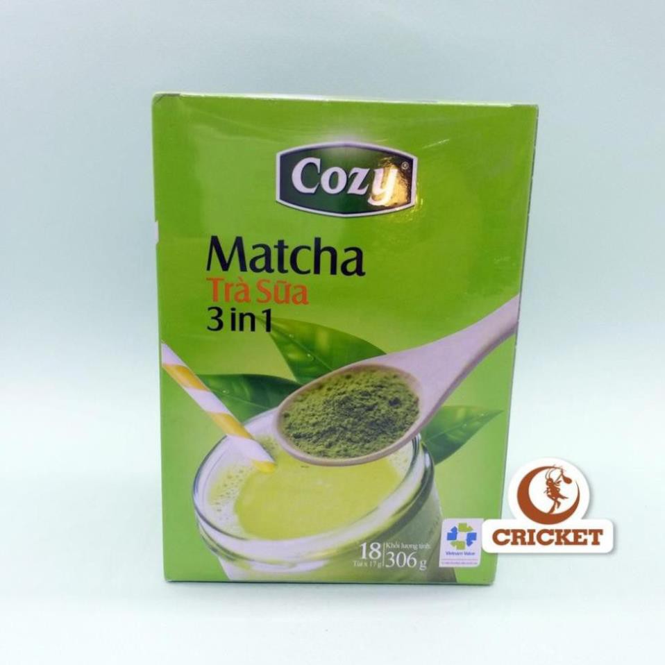 Trà sữa Matcha 3 in 1 Cozy (306g)