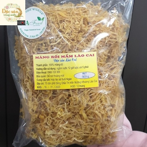 Măng Nứa Nầm Lá Nếp Lào Cai  Loại Xé Rối Túi 500gr Do Dân Tộc Sảng Chải Chế Biến - Sản Phẩm O.COP Tỉnh Lào Cai | BigBuy360 - bigbuy360.vn