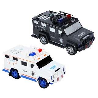 Ống Heo Tiết Kiệm Hình Xe Hơi Có Đèn Và Nhạc Cho Bé -PIN SẠC CÓ SẴN